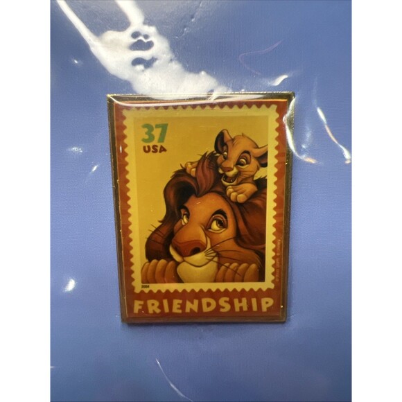 NIP Disney USPS Stamps Friendship Lapel Pins - Lot of 4 RARE! RETIRED! - Picture 3 of 14